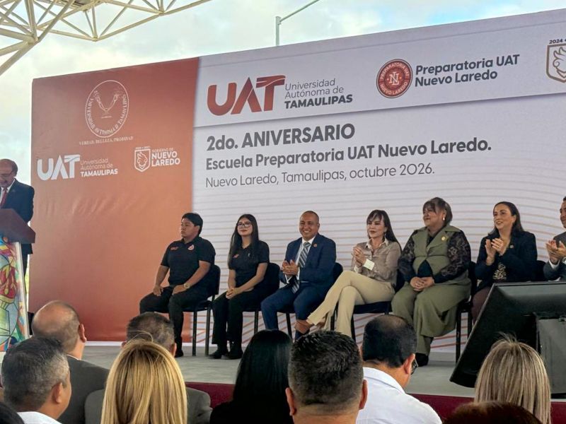 La Prepa UAT Nuevo Laredo fortalece crecimiento educativo en su segundo aniversario