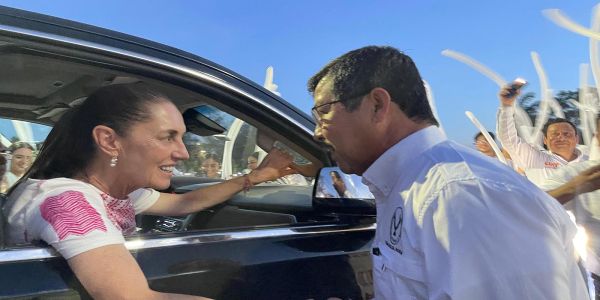 Da la UAT cálida bienvenida a la presidenta Claudia Sheinbaum en  el Campus Tampico