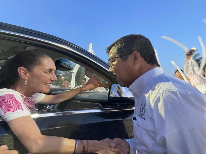 Da la UAT cálida bienvenida a la presidenta Claudia Sheinbaum en  el Campus Tampico