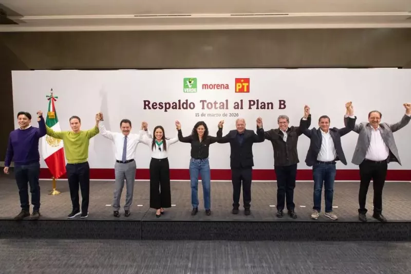 Pactan Morena, PVEM y PT ‘respaldo total’ a Plan B electoral 