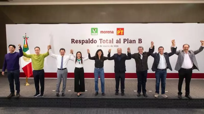 Pactan Morena, PVEM y PT ‘respaldo total’ a Plan B electoral 