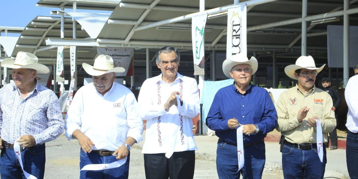 Inaugura Américo Villarreal exposición ganadera en la Feria Tamaulipas 2025