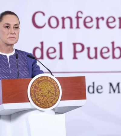 Sheinbaum lamenta el asesinato de dos maestras en Michoacán a manos de un adolescente