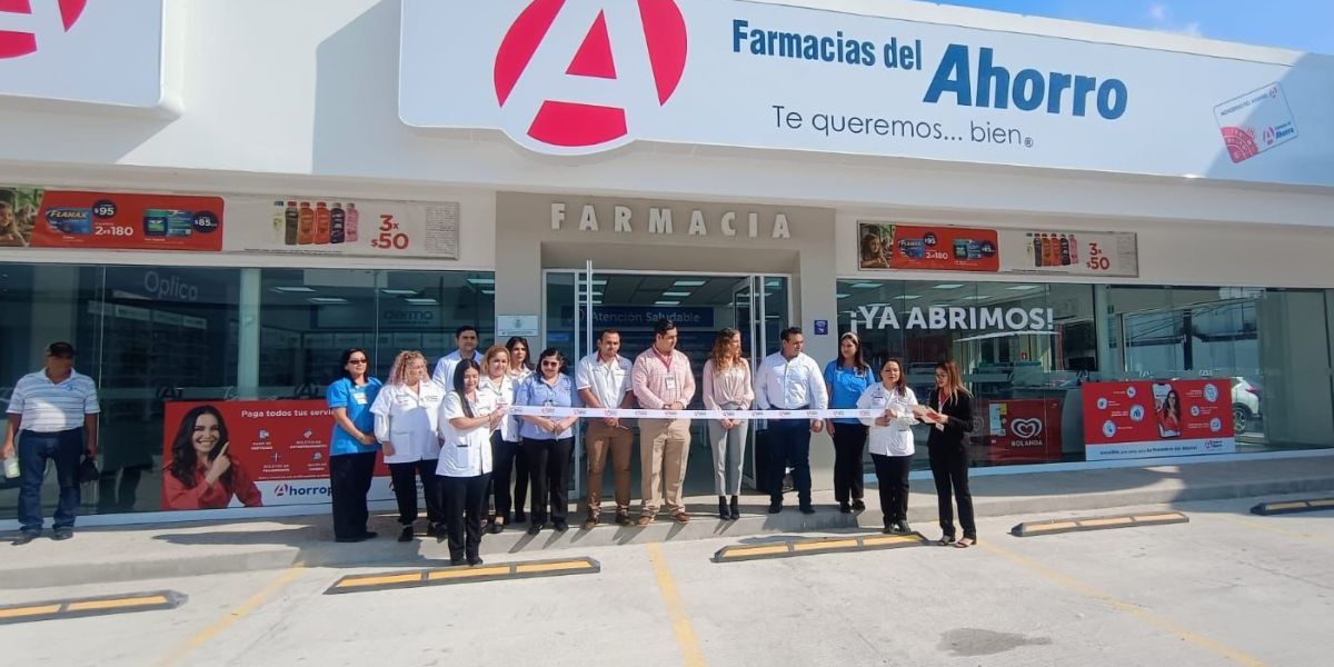 Inauguran cinco sucursales de Farmacias del Ahorro en Victoria  