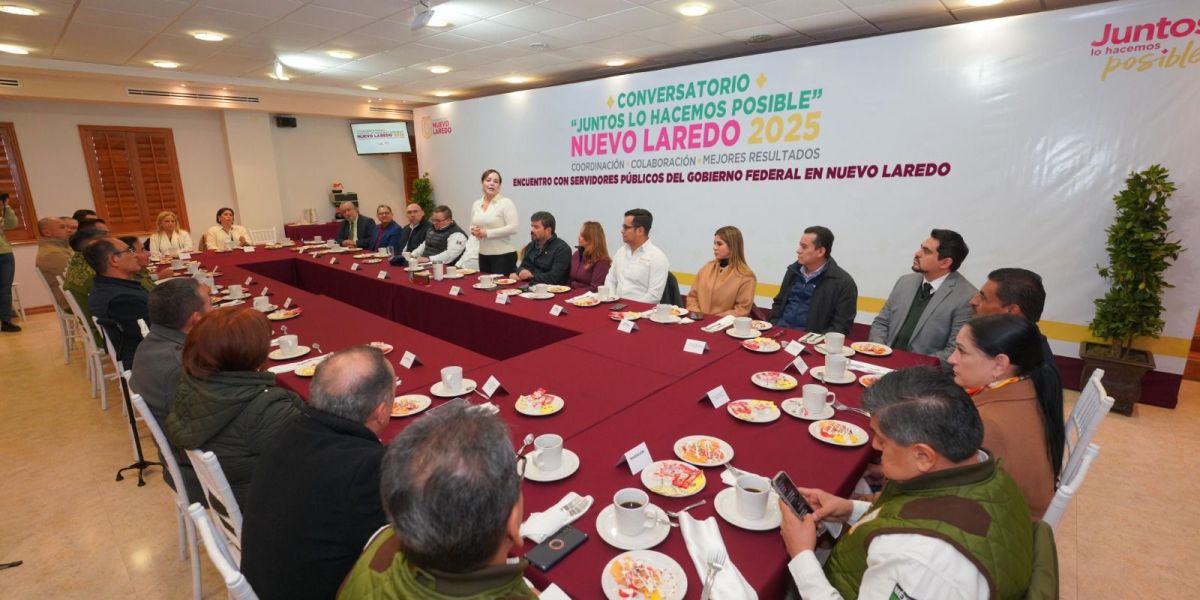 Refrendan alcaldesa Carmen Lilia Canturosas y funcionarios federales compromiso con bienestar de Neolaredenses