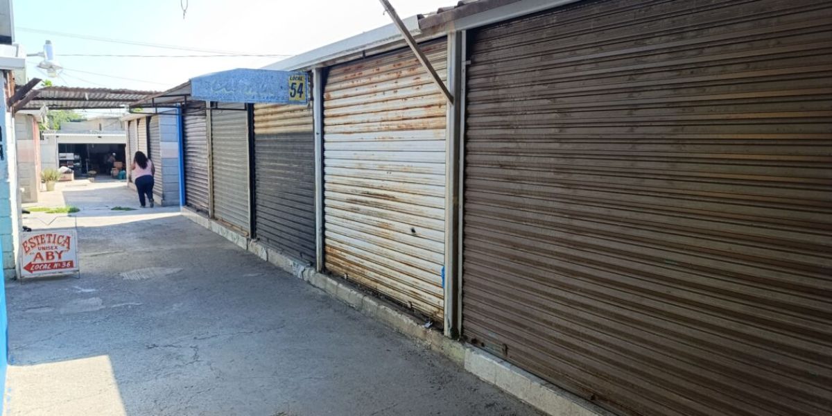 Comerciantes del Mercado Guadalupe piden rescate urgente ante caída histórica de actividad