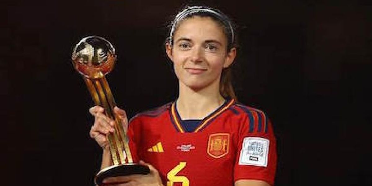 Española Aitana Bonmatí es nombrada mejor jugadora del Mundial Femenil