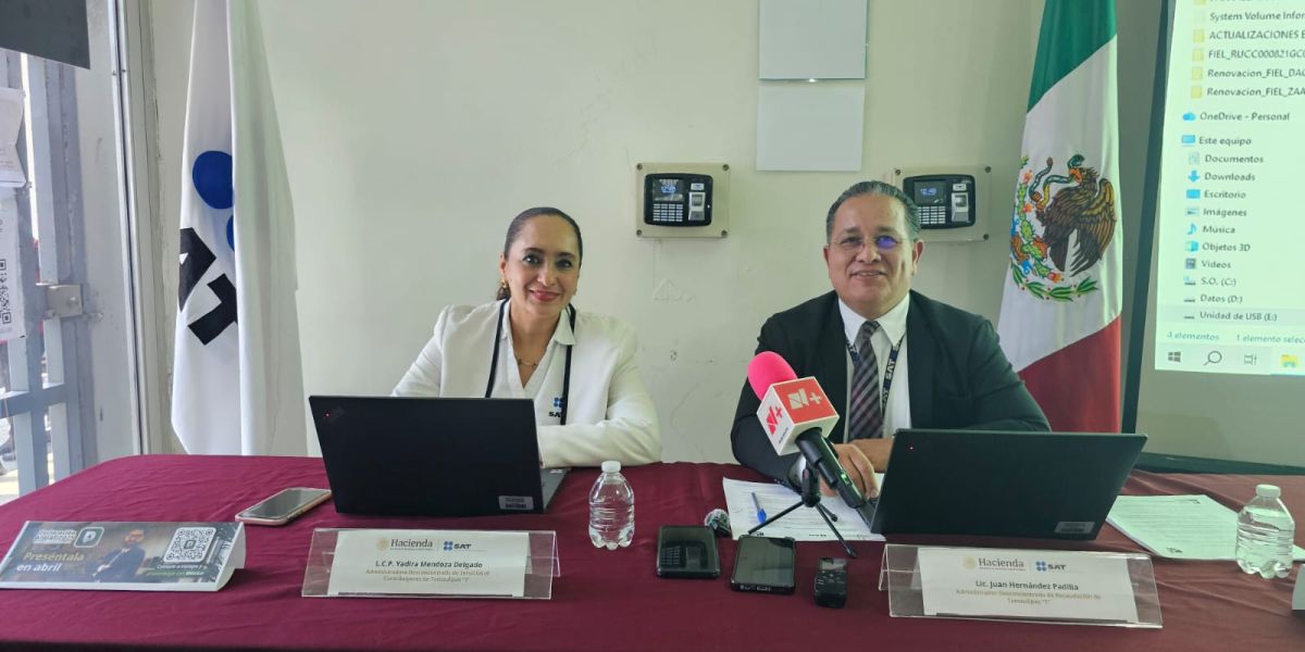 Amplía SAT atención en Victoria y Mante por declaración anual