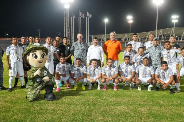 Celebran partido amistoso Correcaminos UAT Premier  y Guardia Nacional