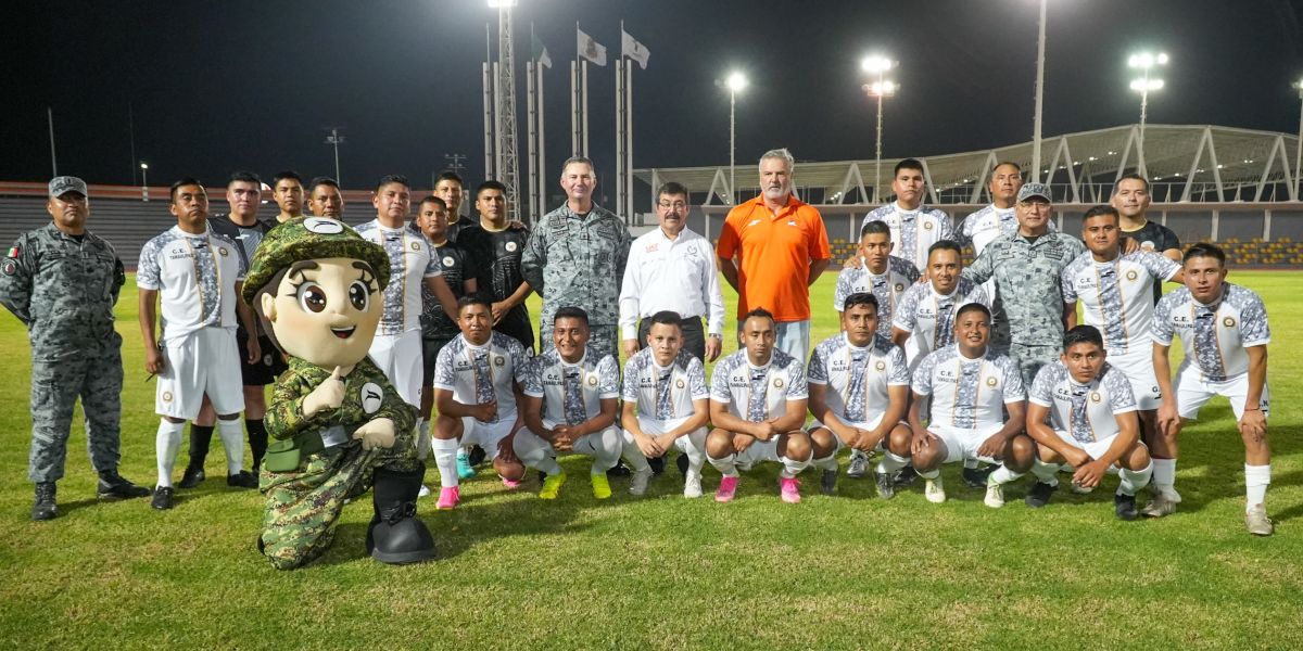Celebran partido amistoso Correcaminos UAT Premier  y Guardia Nacional