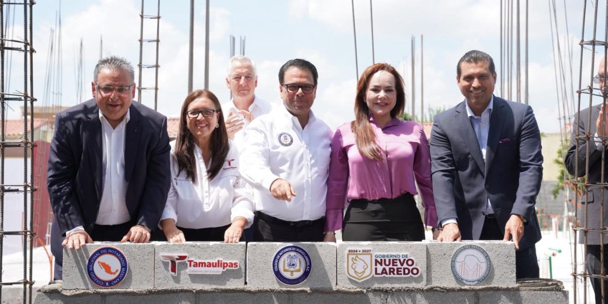 Se suman notarios de la ciudad a desarrollo de Nuevo Laredo con construcción de su edificio sede
