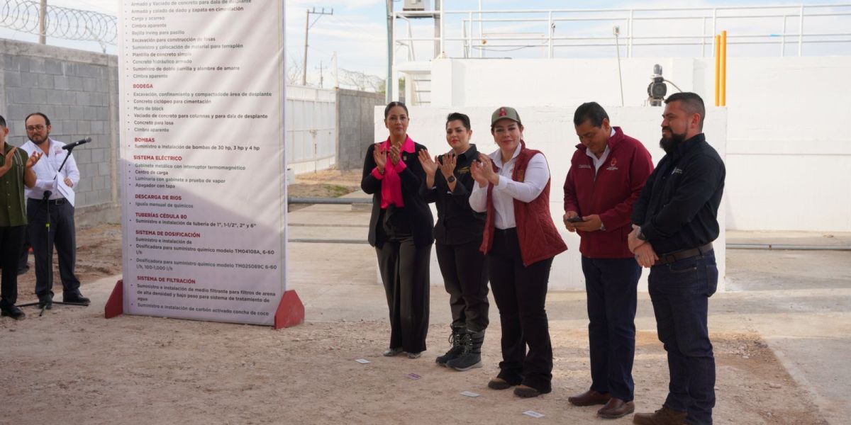 Rescata alcaldesa Carmen Lilia Canturosas planta tratadora Oradel