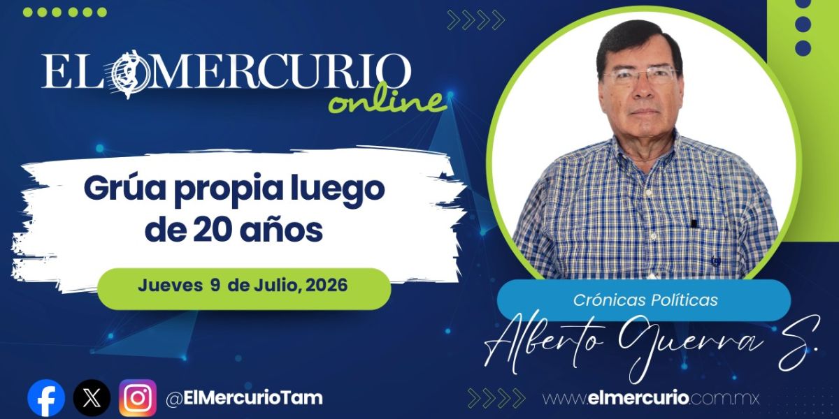 Grúa propia luego de 20 años