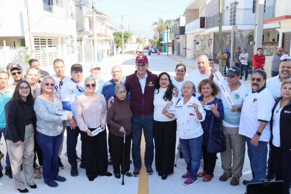 Madero se transforma con más pavimentación: Erasmo González