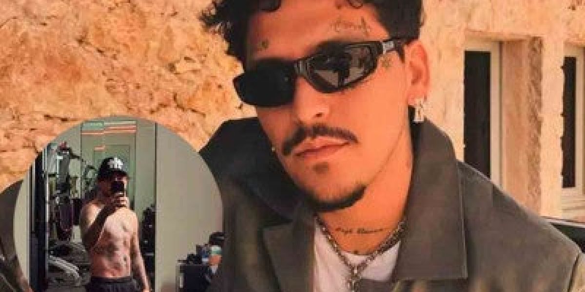 Christian Nodal presume cuerpazo y deja sin aliento a sus fans