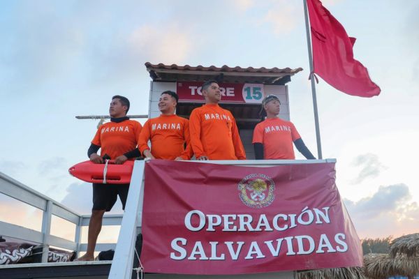 Realizan simulacros en Playa Miramar para obtener certificaciones de calidad y seguridad