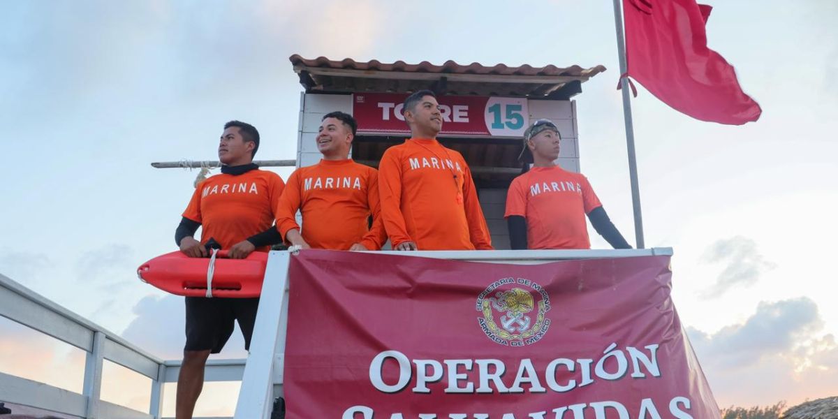 Realizan simulacros en Playa Miramar para obtener certificaciones de calidad y seguridad