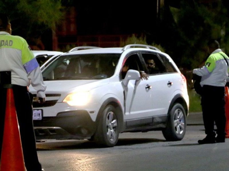 Siguen vigentes operativos anti alcohol en Ciudad Victoria, detectan hasta 25 conductores ebrios por fin de semana