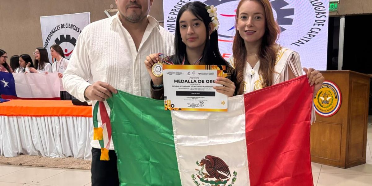 Tamaulipeca gana oro en Feria Internacional de Ciencia