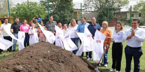 Arranca Lalo Gattás remodelación del parque de softbol de la Miguel Alemán