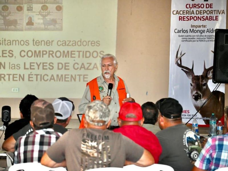 Refuerzan combate a la caza furtiva en Tamaulipas con capacitación a cazadores