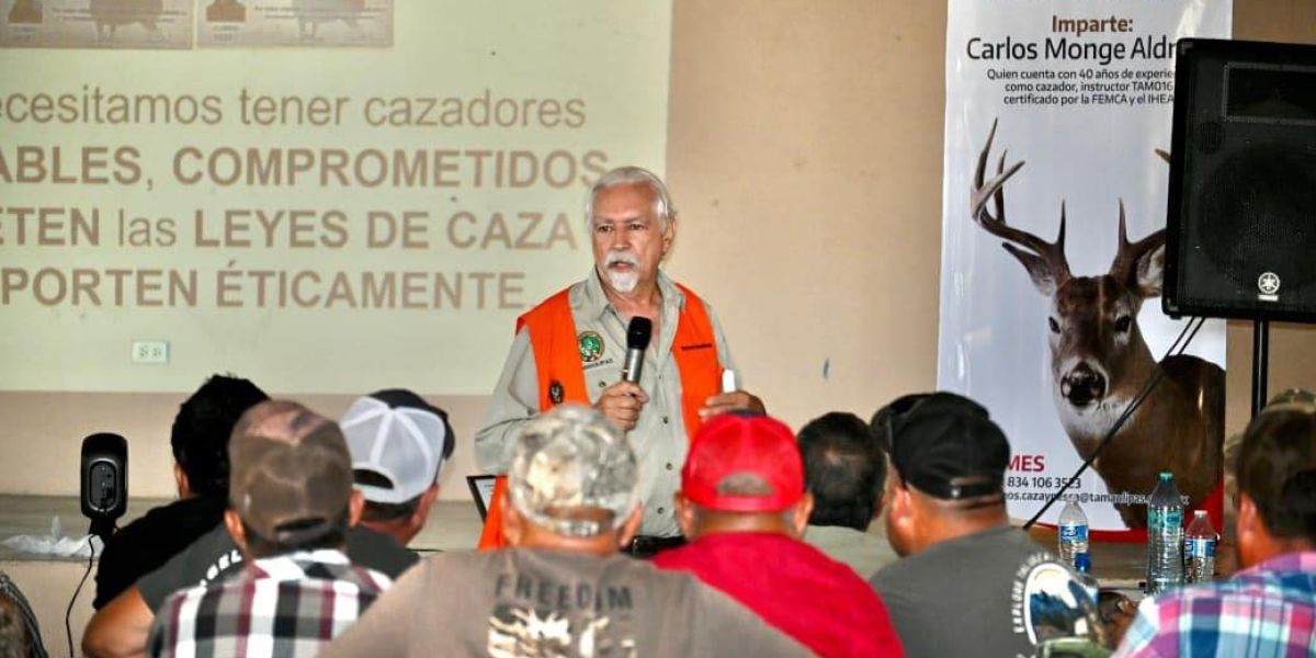 Refuerzan combate a la caza furtiva en Tamaulipas con capacitación a cazadores
