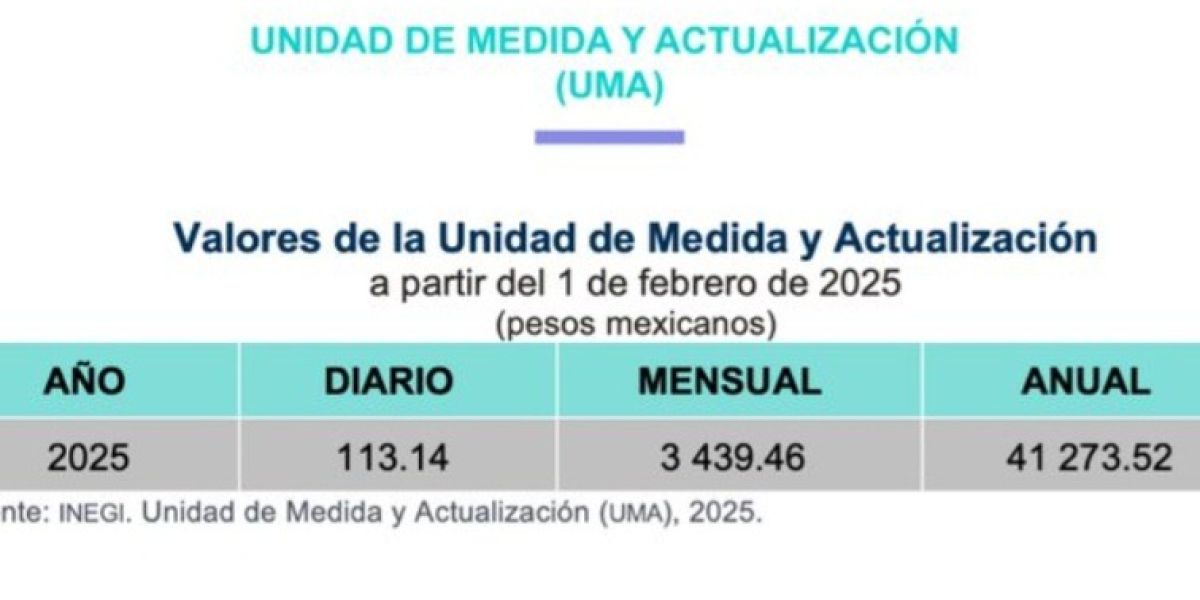 Tiene la UMA nuevo valor; trámites administrativos y fiscales aumentarán de precio