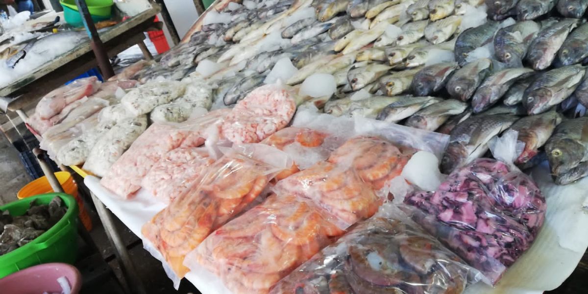 Comerciantes de pescados y mariscos confían en que aumente hasta 60% la venta en fin de año