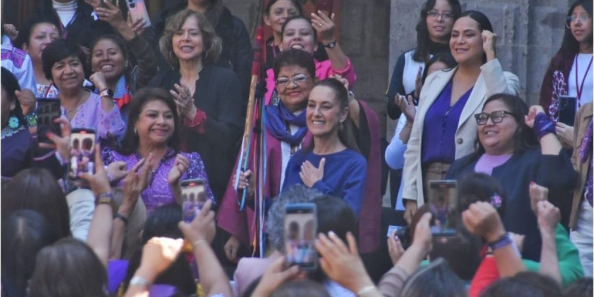 Solo la 4T puede asegurar los derechos de las mujeres: Claudia Sheinbaum