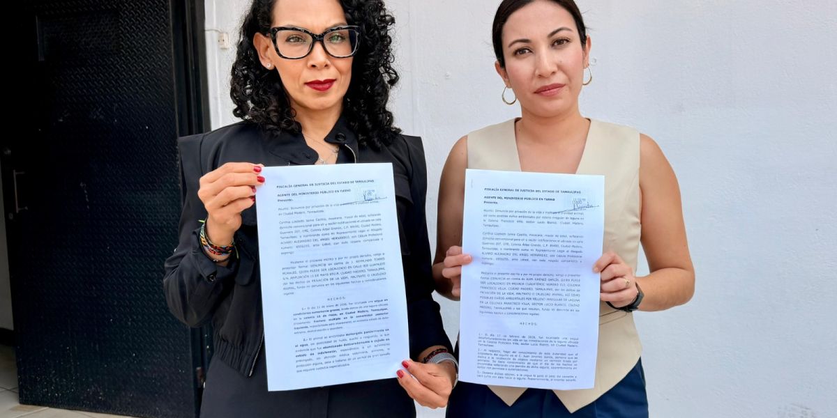 Cynthia Jaime acude a la Fiscalía: exige justicia ante casos de maltrato animal