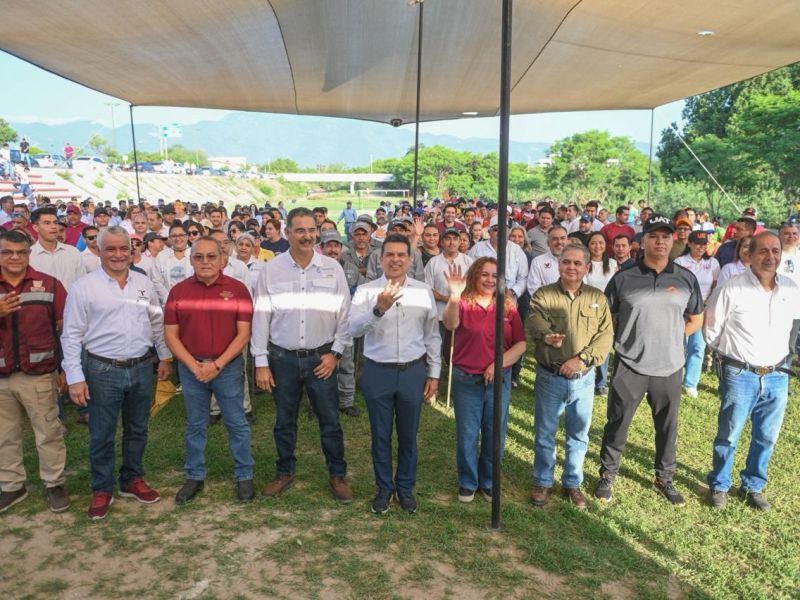 Sociedad y gobierno, sanean cauce del río San Marcos