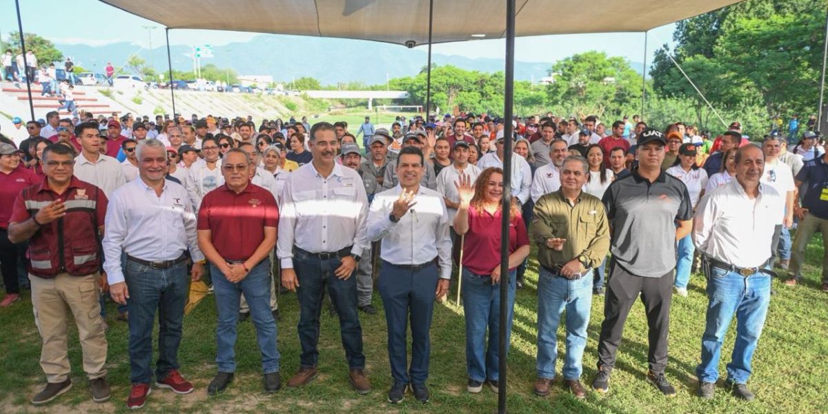 Sociedad y gobierno, sanean cauce del río San Marcos