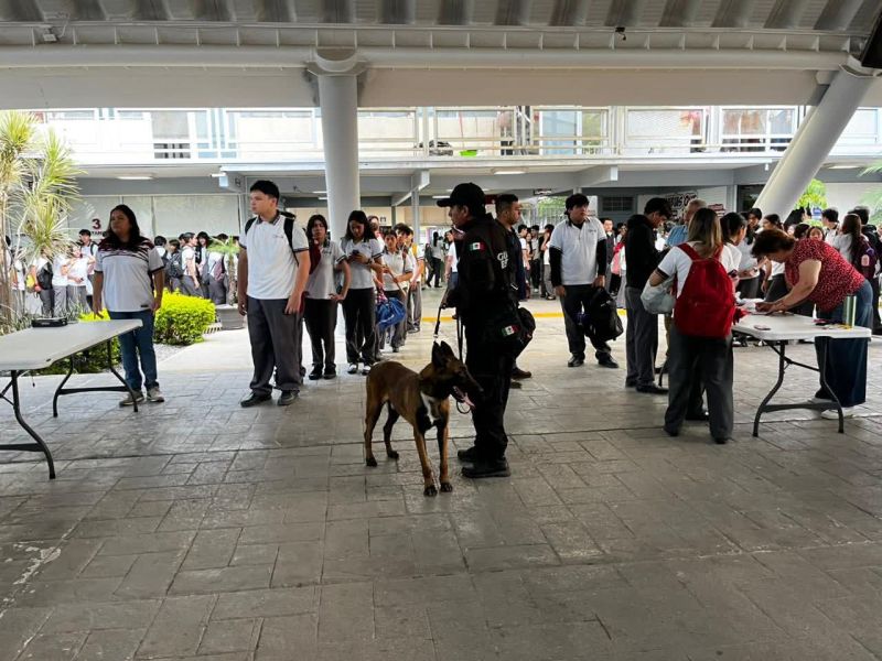 Activan operativo en CBTIS 24 por amenaza en redes