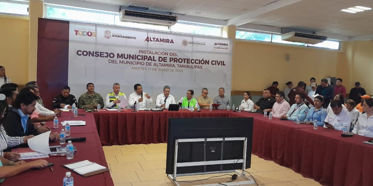 Previene Gobierno de Altamira afectaciones por lluvias