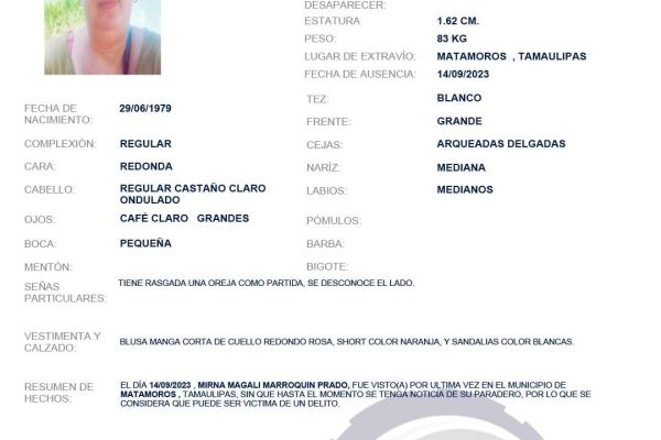 Clamor por justicia: buscan a Mirna Magali y Yulisa Yesenia en Matamoros