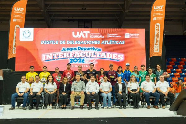 Preside Dámaso Anaya entrega del Galardón “Orgullo UAT” y encabeza el arranque de los Juegos Interfacultades 2026