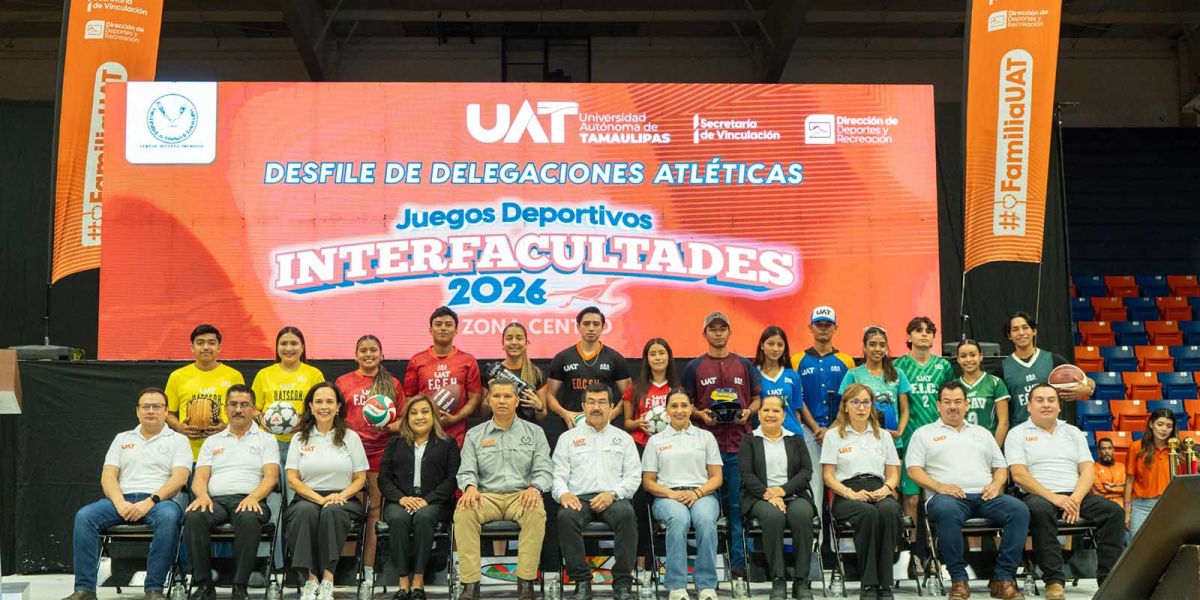 Preside Dámaso Anaya entrega del Galardón “Orgullo UAT” y encabeza el arranque de los Juegos Interfacultades 2026