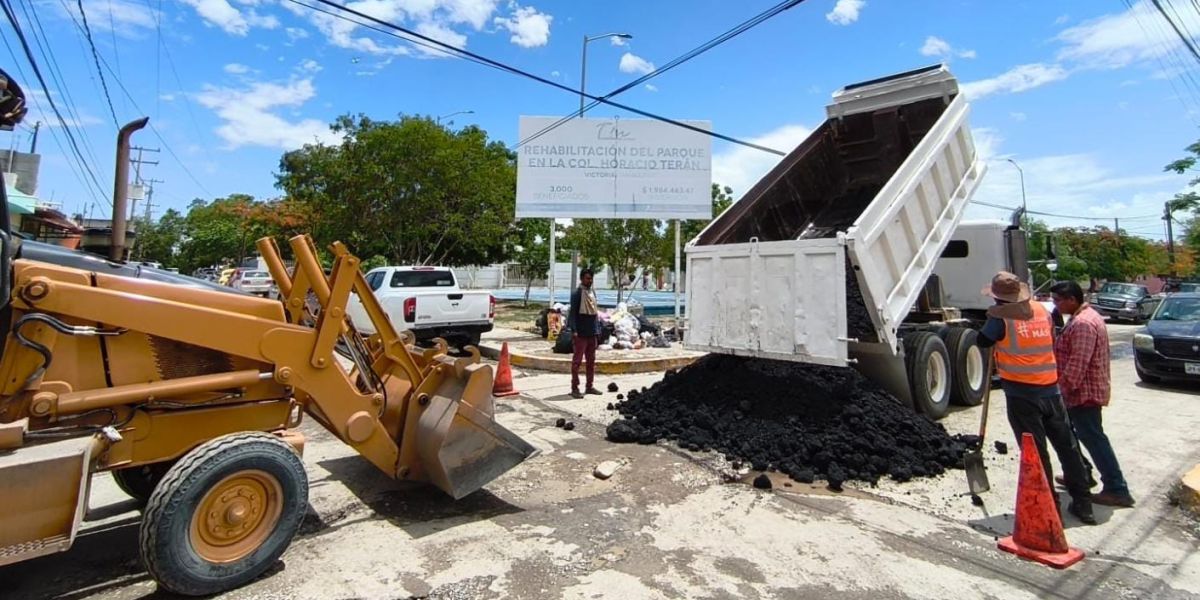 Intenso operativo de bacheo tras reportes por lluvias en la Capital