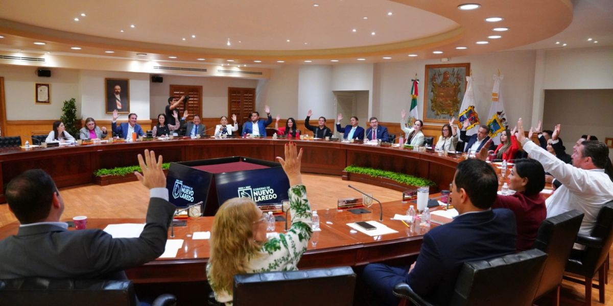 Impulsa gobierno de Nuevo Laredo infraestructura vial; cabildo aprueba paquete de obras con recursos federales