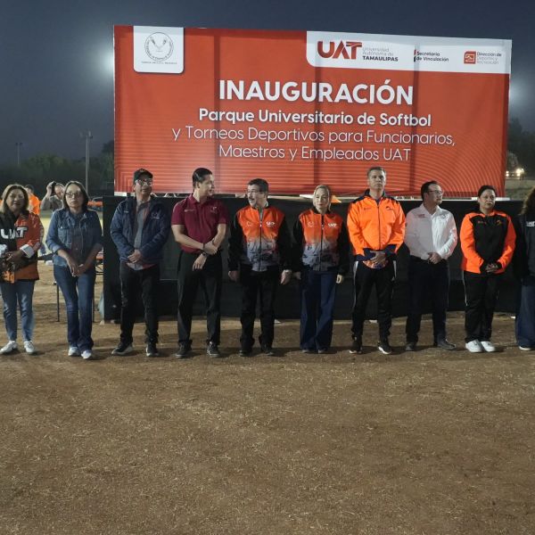 Inaugura rector Dámaso Anaya el Parque Universitario de Softbol de la UAT