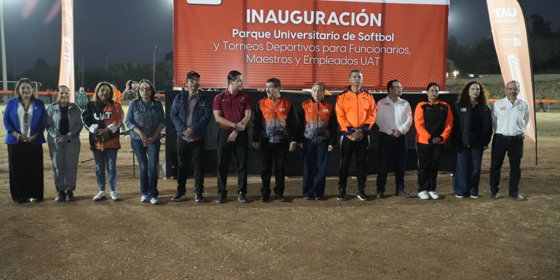 Inaugura rector Dámaso Anaya el Parque Universitario de Softbol de la UAT