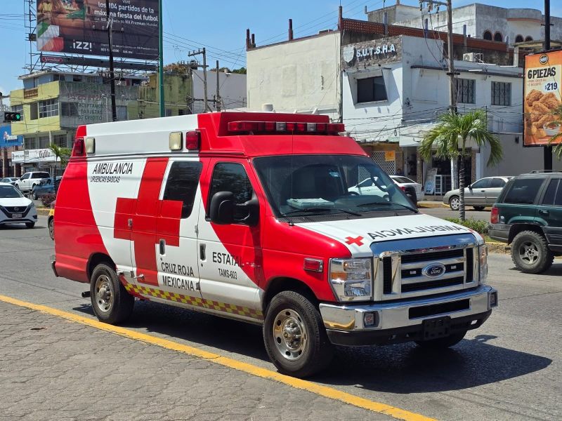 Escasez de ambulancias de Cruz Roja complica atención de emergencias en el sur de Tamaulipas