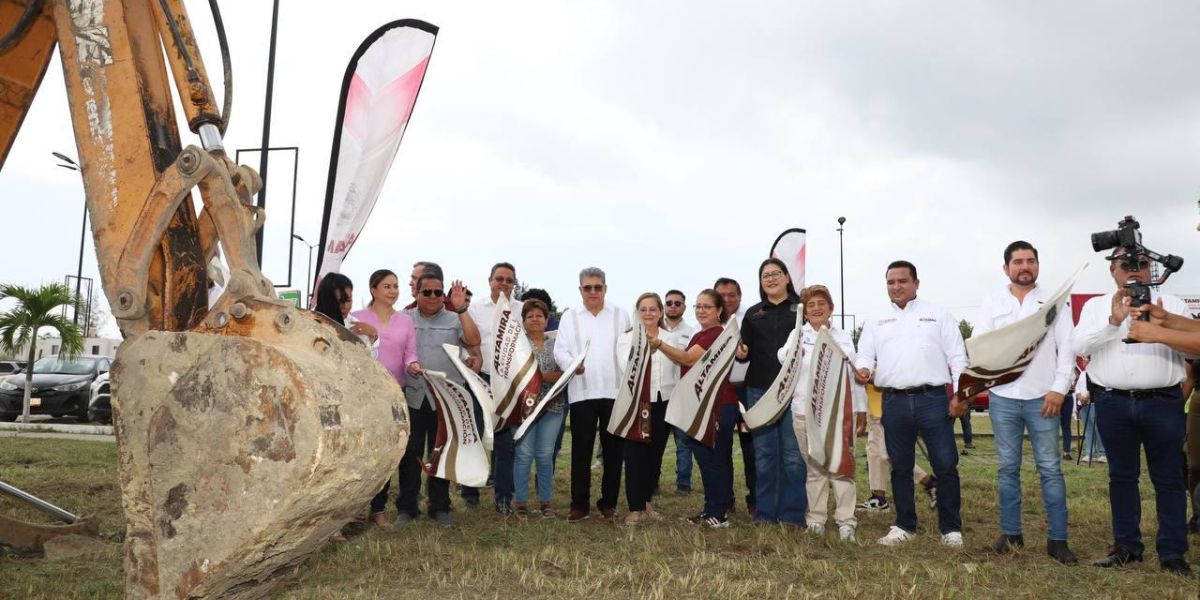Continúa Armando Martínez modernización de vialidades en Altamira