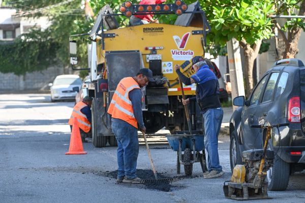 Mejoramiento de calles y avenidas en Victoria no se detiene