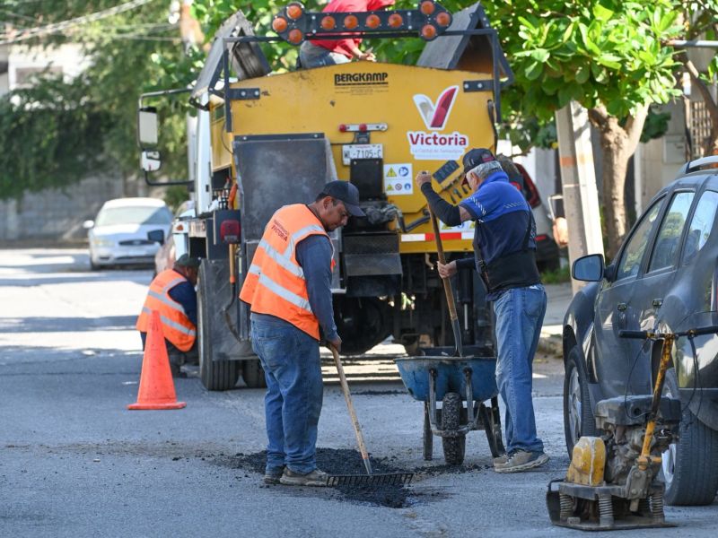Mejoramiento de calles y avenidas en Victoria no se detiene