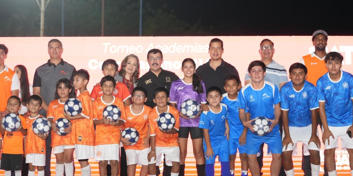 Celebra la UAT con éxito el torneo de futbol Academias Correcaminos