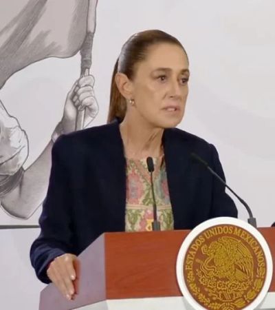 “Los libros de texto no son patrimonio de una persona”, dice Sheinbaum tras despido de Marx Arriaga