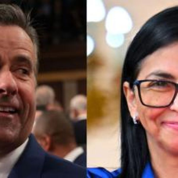 Delcy Rodríguez se reúne con el director de la CIA en el marco de la entrega del Nobel de Machado a Trump