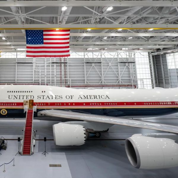 El nuevo Air Force One de Trump es retirado tras polémica por fallas de seguridad; tardarán un mes en completar las mejoras