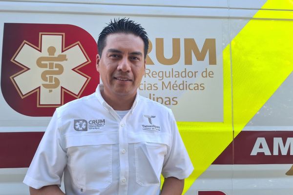Con 34 elementos, CRUM refuerza atención de emergencias en Victoria y Tampico